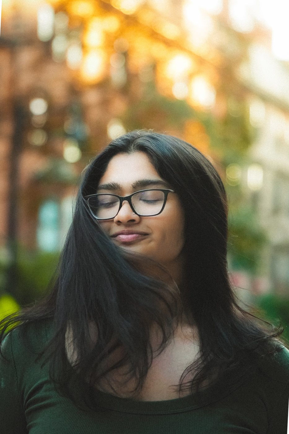 Portrait with glasses